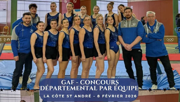 Résultats du concours départemental par équipe féminin