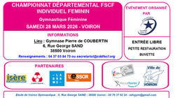 Organisation du championnat départemental individuel féminin